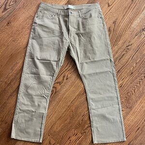 Wrangler Men's Straight Khakis- color is brownish gold khaki (see photo 5)